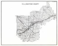 Yellowstone County, Crow Indian Reservation, Shorey, Wickett, Laurel, Newton, Shepherd, Osborn, Wanetts, Comanche, Montana State Atlas 1950c